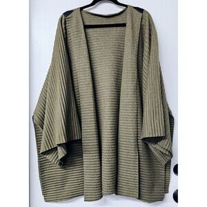 Design House Stockholm Cozy Army Green Pleece Marianne Abelsson Sweater Wrap Top